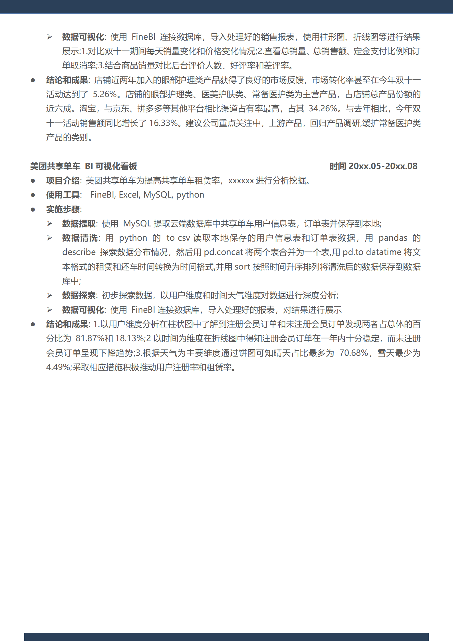 QIyezt-00689用户行为分析简历模板