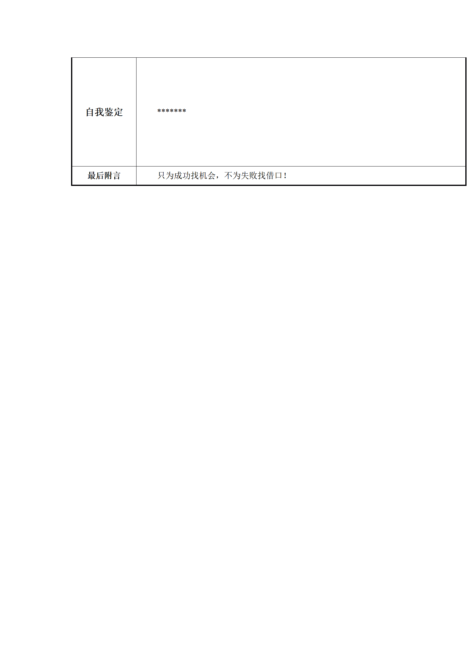 qiyee-000871市场营销本科求职客服主管的简历模板/