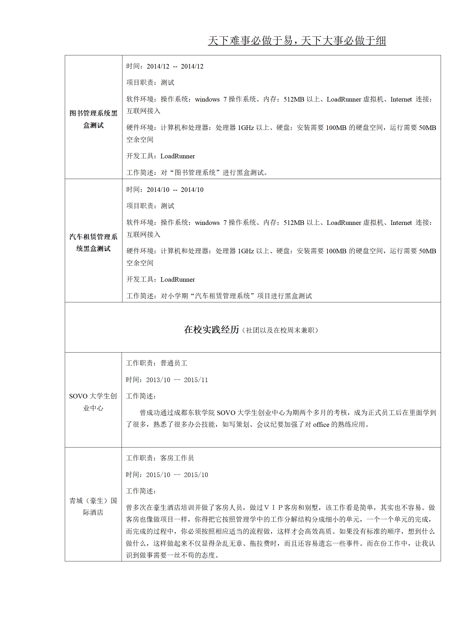 qiyee-000805软件测试简历模板带内容/