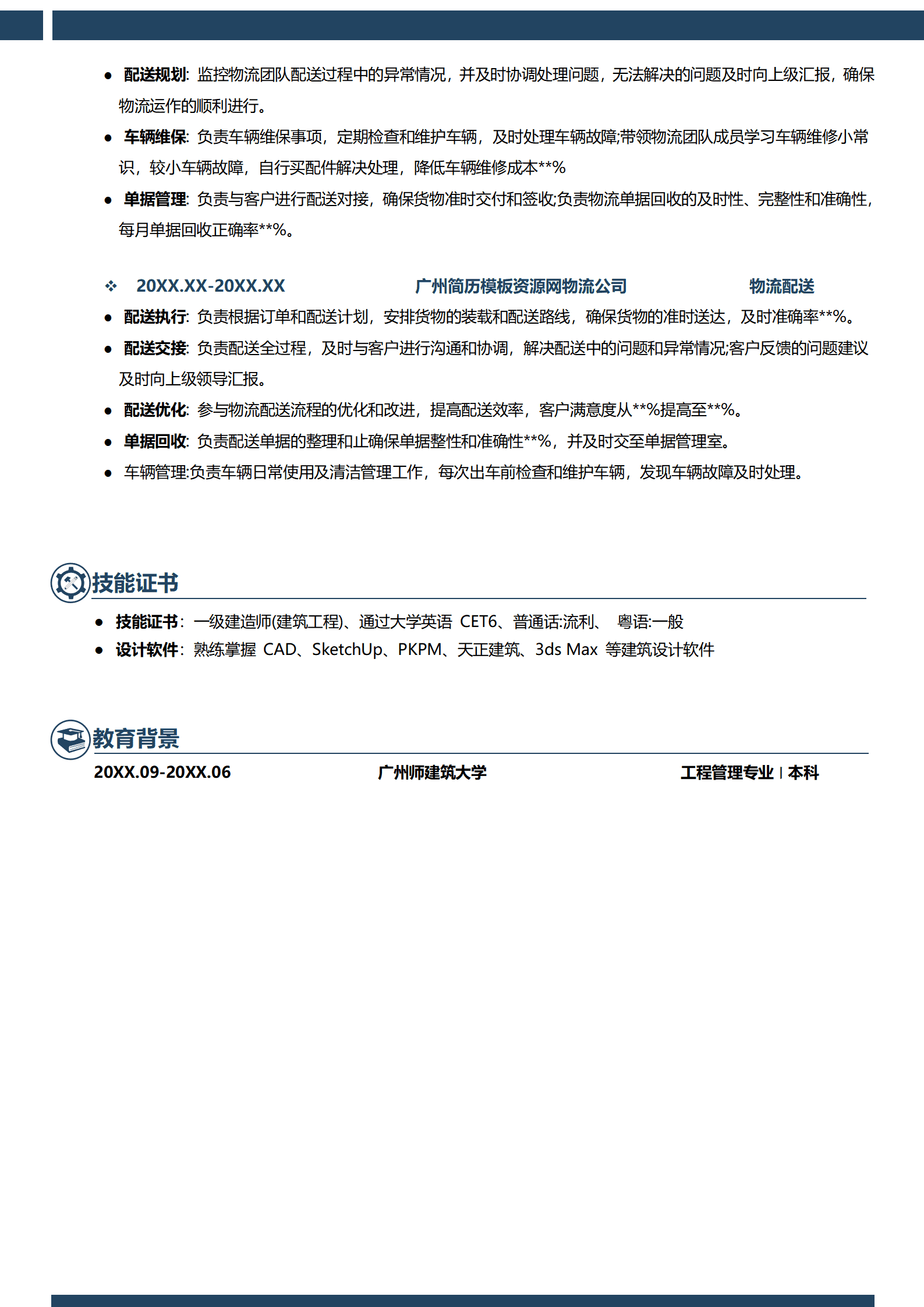 BYDS-00060仓库应聘简历/