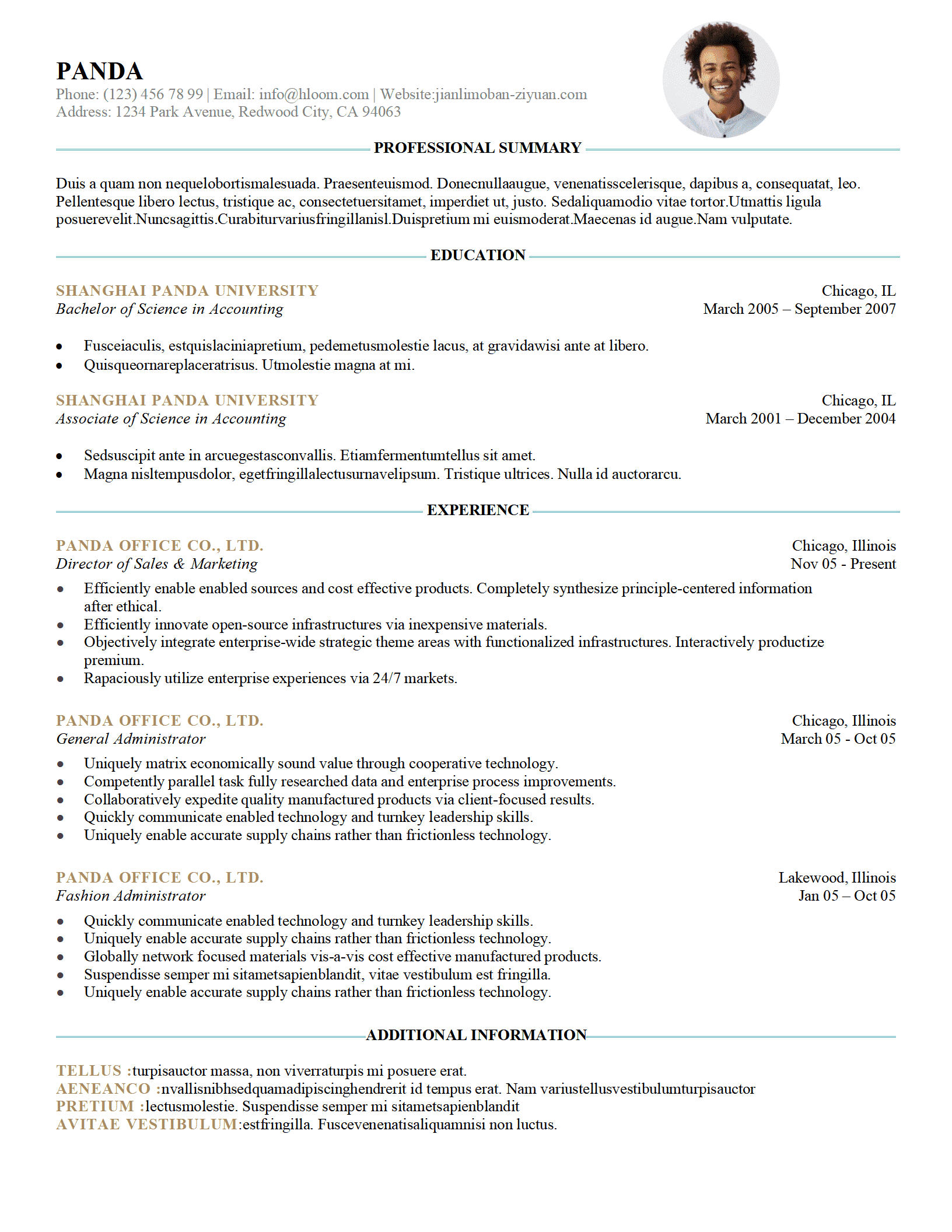 BYDE-00071简洁英文word格式个人简历模板/