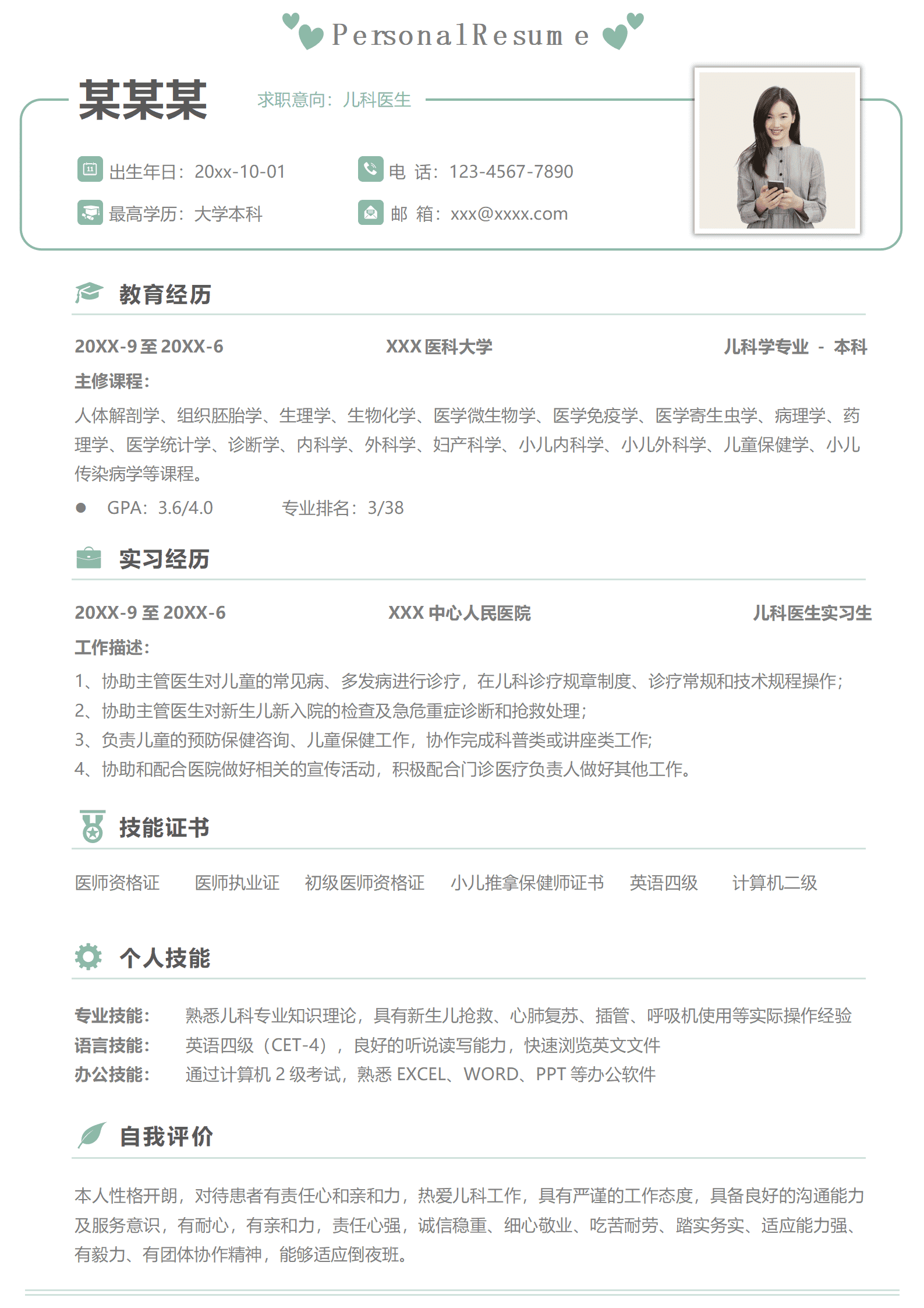 ZWSY-00035儿科医生