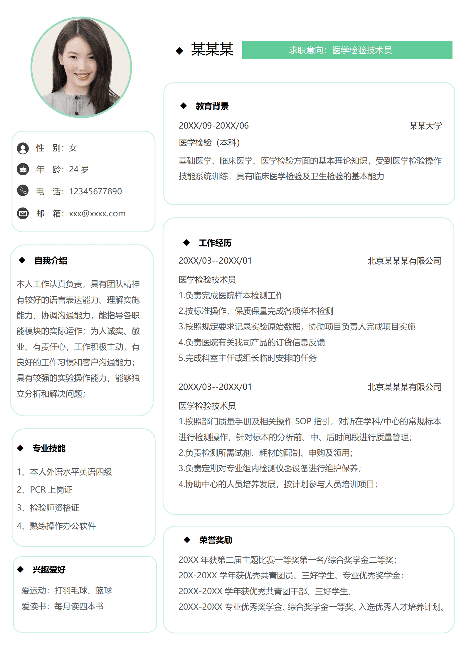 ZWSY-000177医学检验技术员