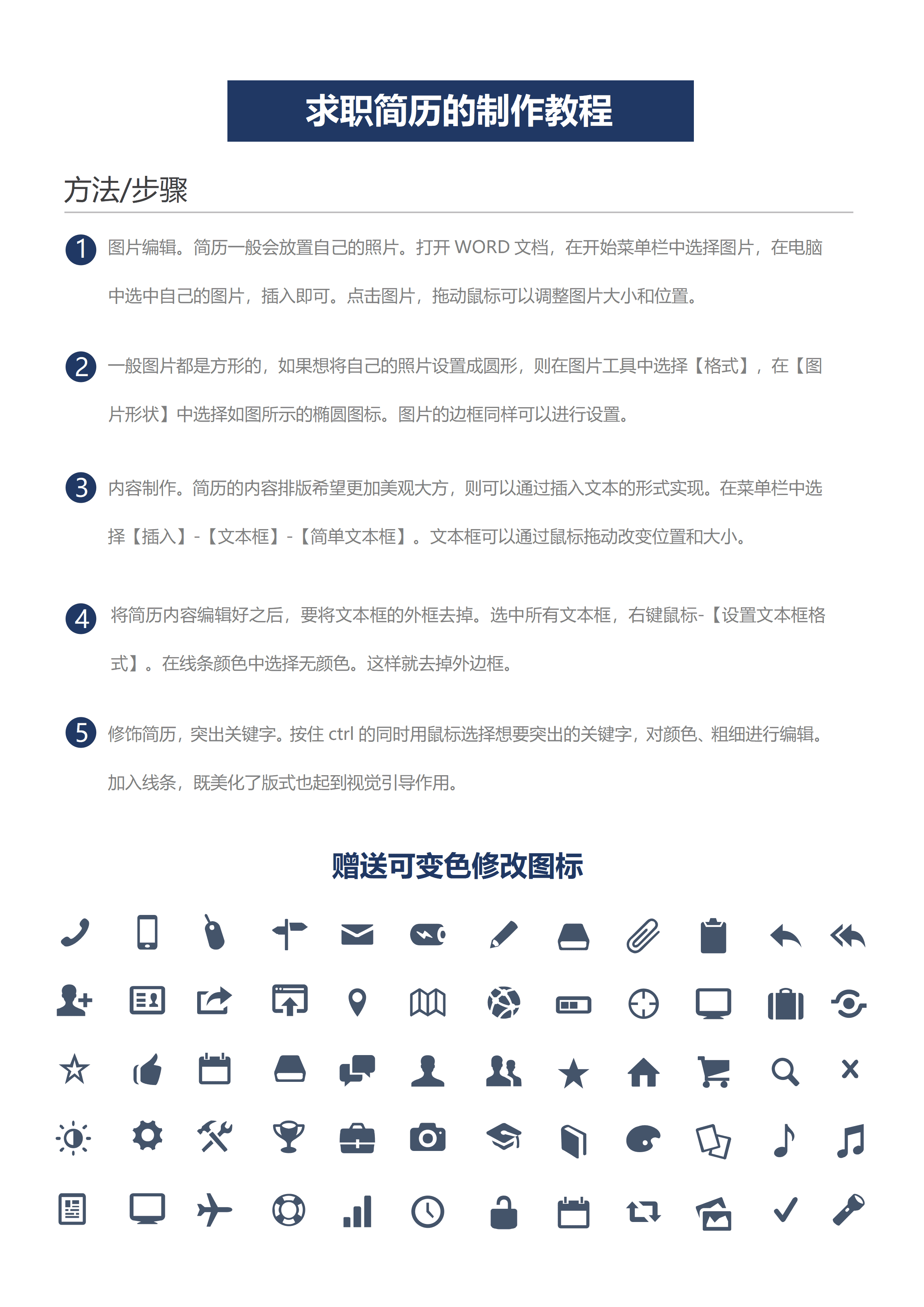 SYY-00072简约求职简历运营/